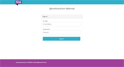 Desktop Screenshot of email.northrock.bm